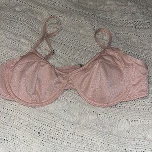 Sparkly target bikini top